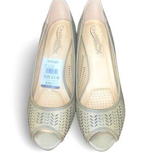 Cityclassified Comfort Green Wedge - Size 8.5